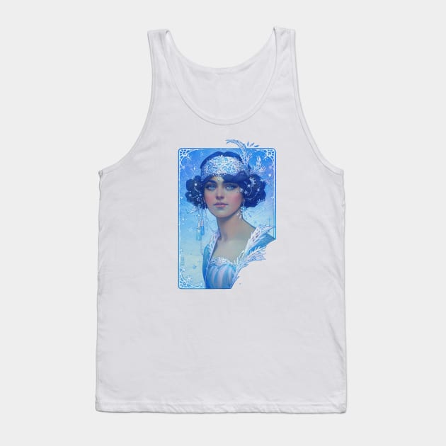 Snow Princess Tank Top by Dimary